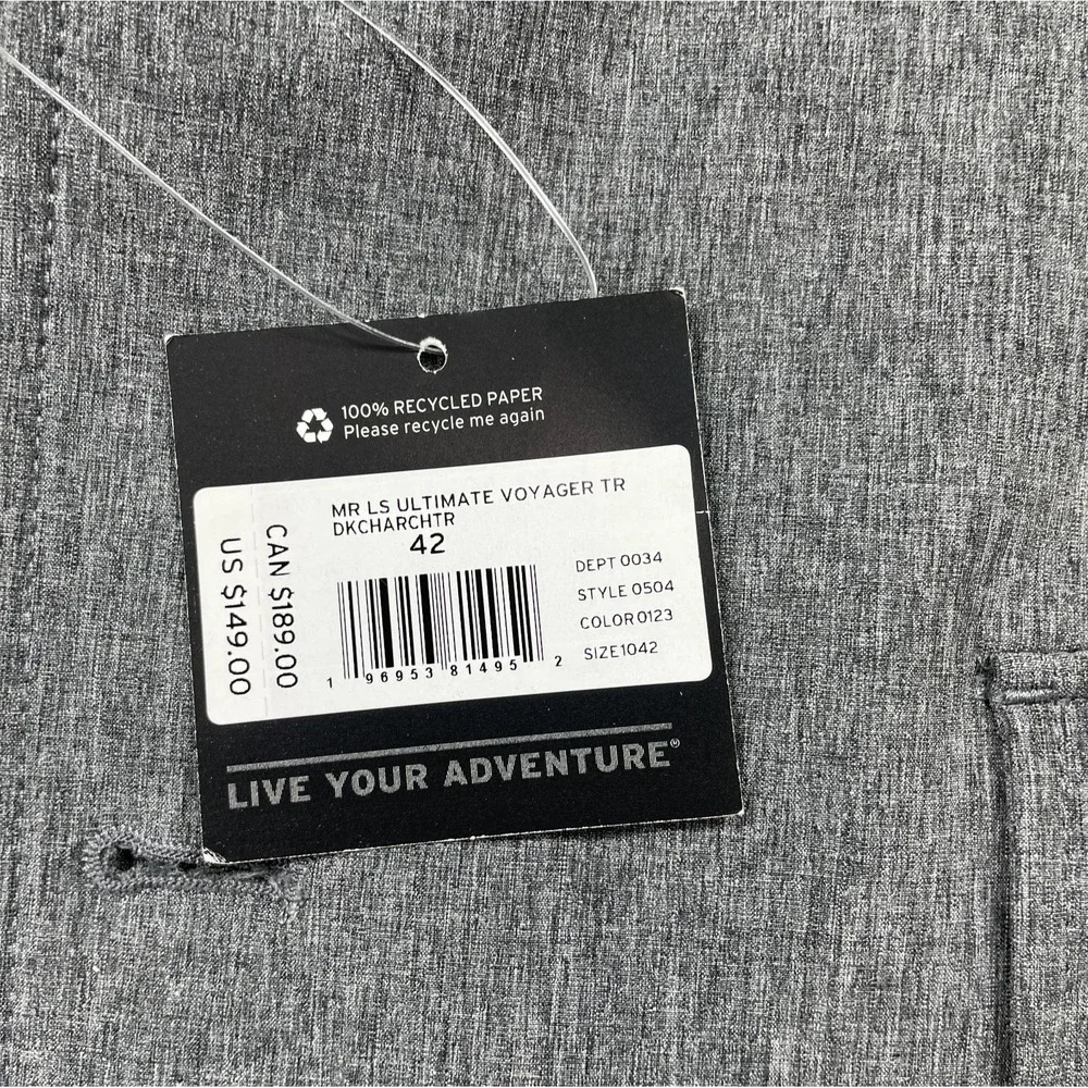Eddie Bauer Ultimate Voyager Travel Blazer Mens 42 NWT Stretch Jacket Sport Coat